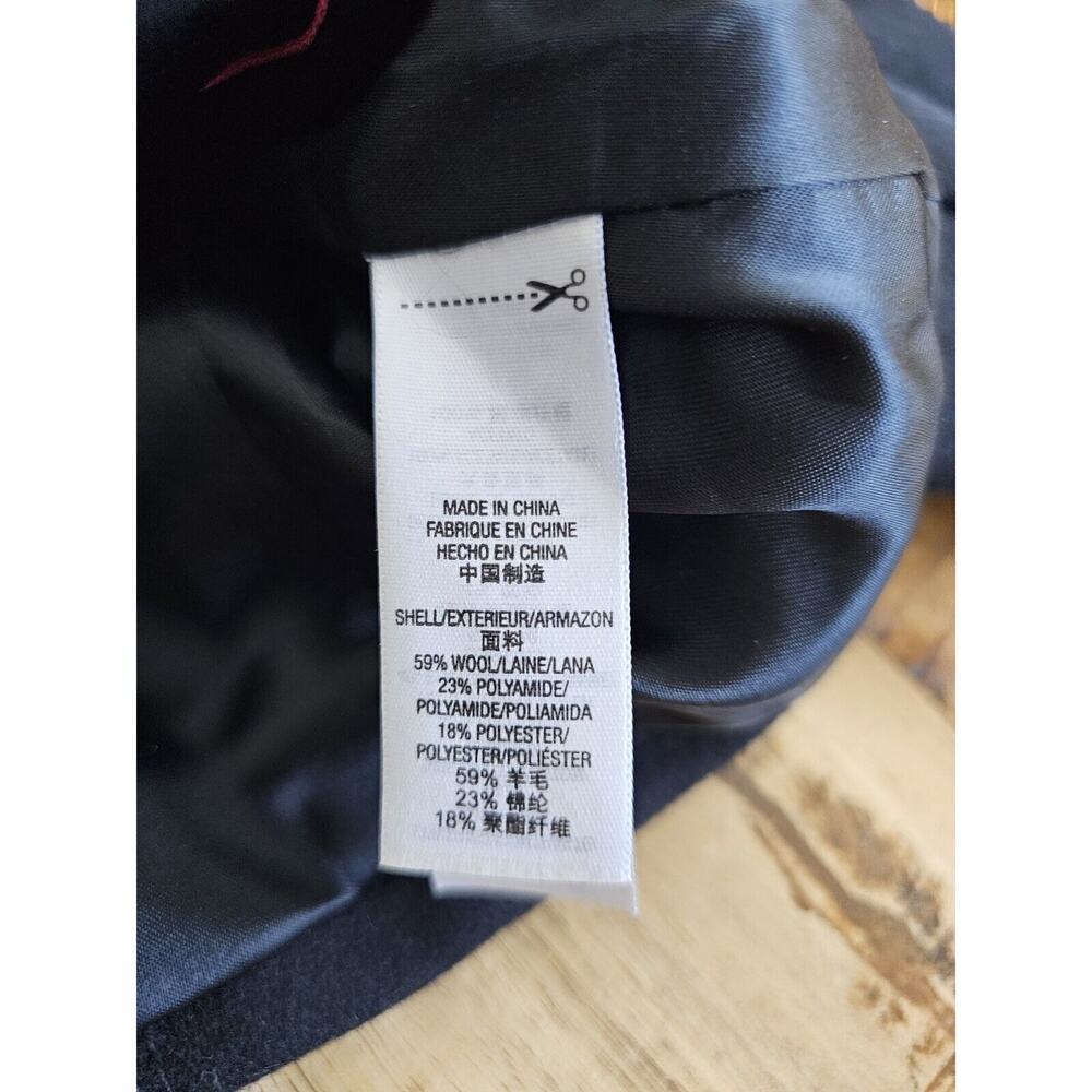 Juicy Couture Womens Black Italian Fabric Blazer Jacket Wool Blend Size 2 EUC - Picture 7 of 9